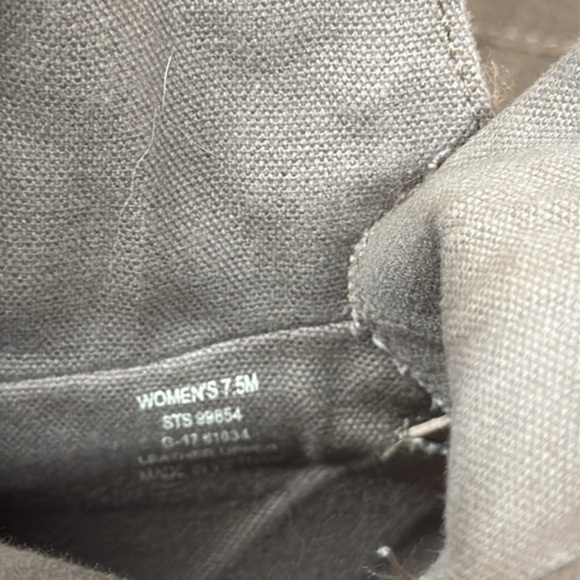 Sperry Top Sider Coil Hook Suede Ankle Boots Taupe Women 7.5 - Picture 8 of 9